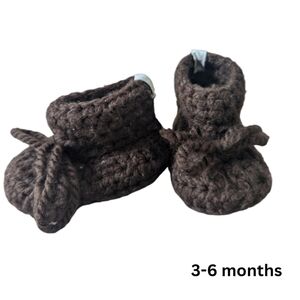 Local shop crocheted booties